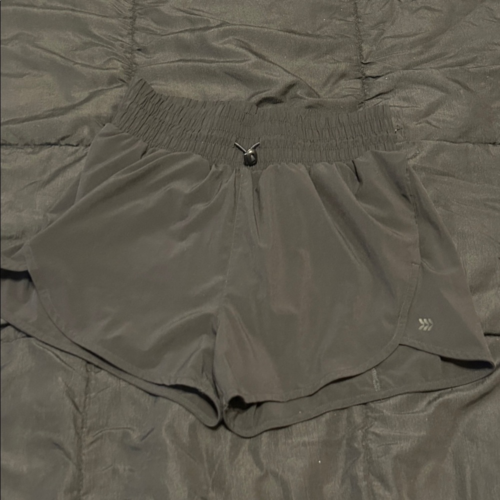 All in Motion Women's Black Athletic Shorts